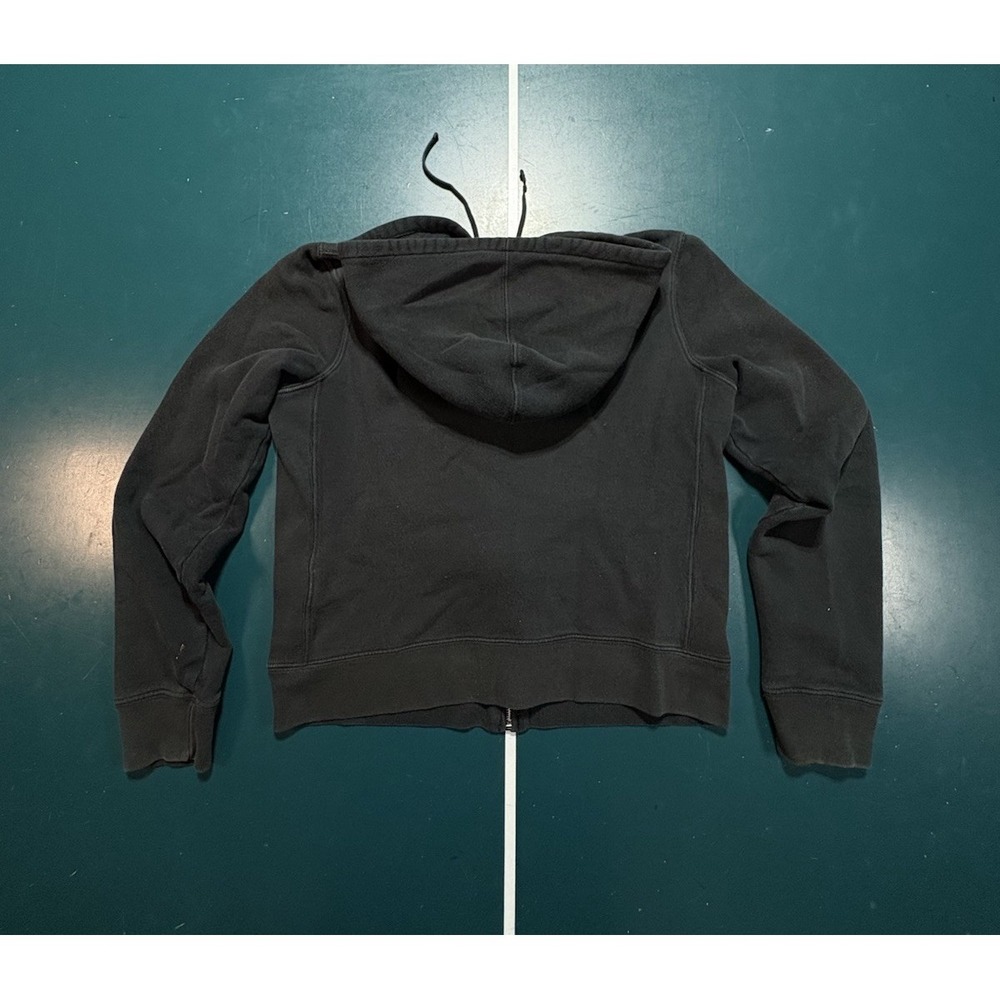 Polo Ralph Lauren Sport Full Zip Hoodie Sweatshirt Women's Medium Black Cropped - Picture 8 of 10